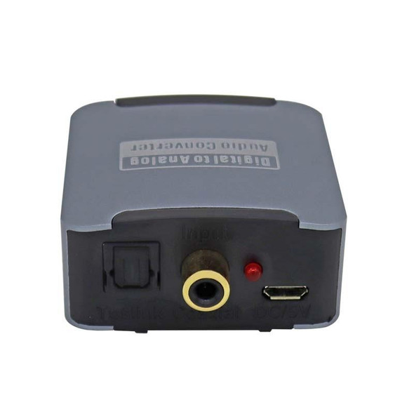 YQ-080 Digital Fiber Optic Coaxial Audio Converter, Interface: Host+USB Power Cable+Fiber Optic Cable