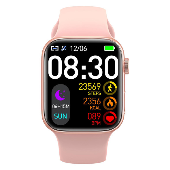 T900 PRO MAX L BIG 1.92 inch Large Screen Waterproof Smart Watch, Support Heart Rate / Blood Pressure / Oxygen / Multiple Sports Modes (Pink)