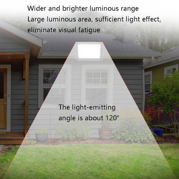 50W PIR LED Spotlight Outdoor Project Light Waterproof Garden Energy-Saving Lighting Floodlight, Style:(Cold White Light)