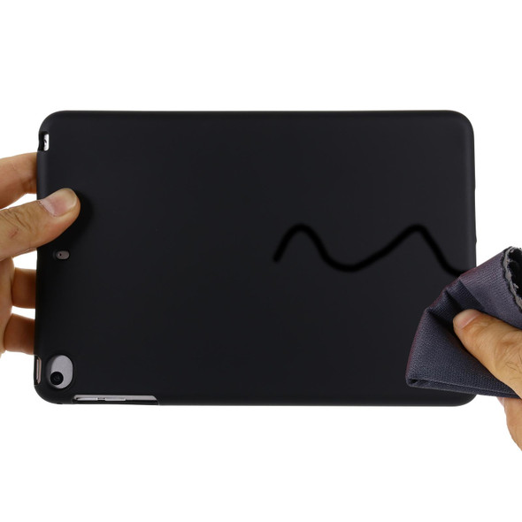 Solid Color Liquid Silicone Dropproof Full Coverage Protective Case - iPad mini 5 / mini 4 / mini 3 / mini 2 / mini(Black)