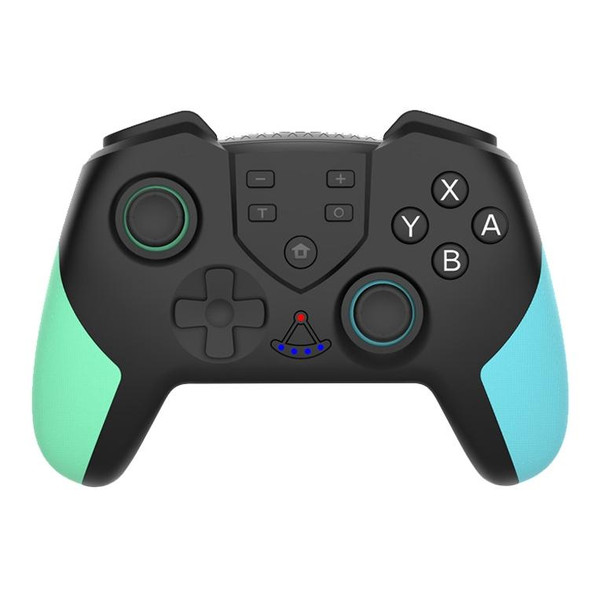 T23 Wireless Bluetooth Game Handle With Vibration And Wake Up Macro Programming Function Handle - Nintendo Switch PRO(Blue Green)