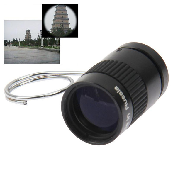 2.5 X 17.5 Mini Monocular Thumb Finger Pocket Telescope(Black)