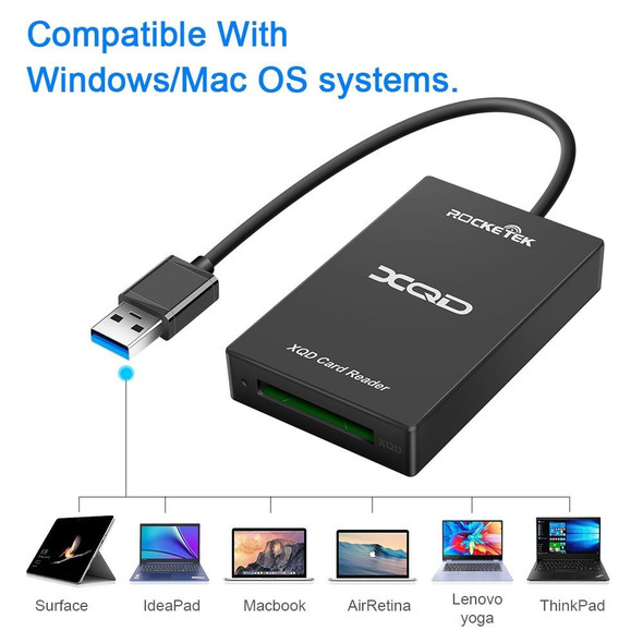 Rocketek CR311 USB3.0 to XQD Card Reader