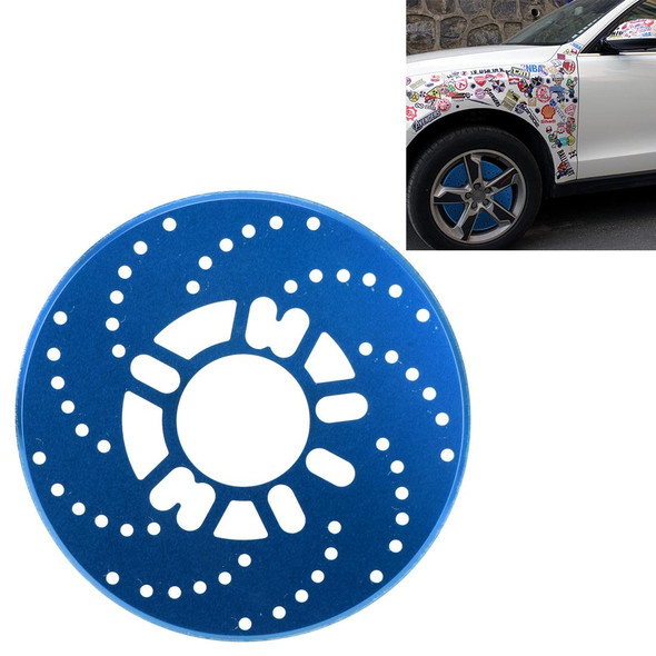 2 PCS Universal Aluminium Auto Car Wheel Disc Brake Racing Decorative Cover(Blue)