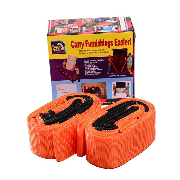 235cm Home Delivery Carry Easier Forearm Moving Straps(Orange)