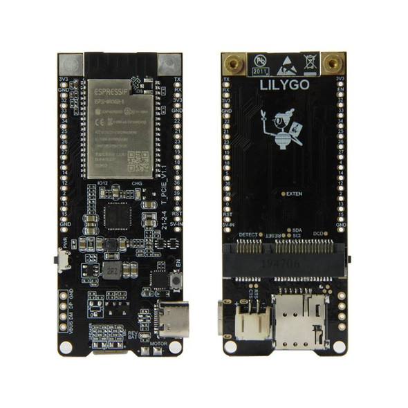 TTGO T-PCIE ESP32-WROVER-B AXP192 Chip WiFi Bluetooth Nano Card SIM Series Module 16MB Hardware Composable Development Board