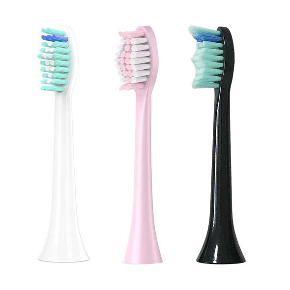 2 PCS Electric Toothbrush Head for imay P8 P9 P10 P11 P15 P20, Color: Black