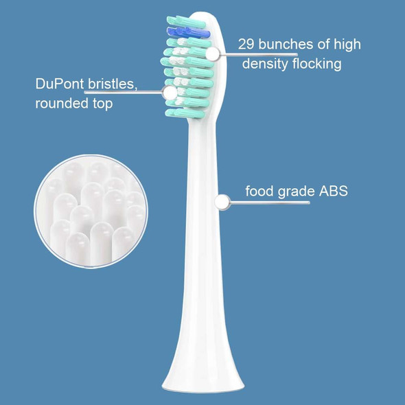 2 PCS Electric Toothbrush Head for imay P8 P9 P10 P11 P15 P20, Color: White