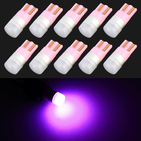 10 PCS T10 / W5W / 168 / 194 DC12V / 0.6W 1LEDs SMD-3030 Car Clearance Light (Purple Light)