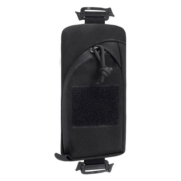 KOSIBATE Outdoor Sports Nylon Shoulder Strap Bag Accessory Sundry Bag (Black)