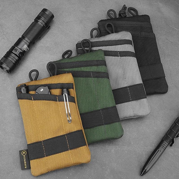 KOSIBATE H250 Outdoor Portable Card Holder Key Storage Bag (Khaki)