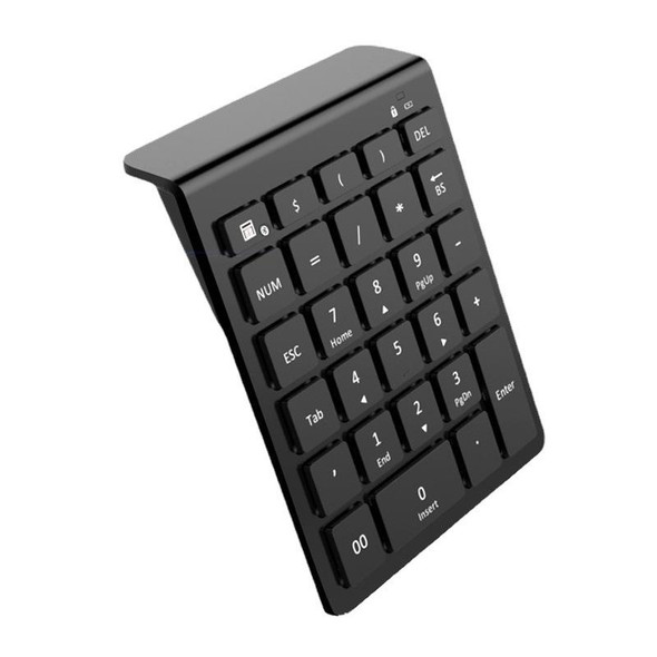 BT302 28 Keys Laptop Mini Wireless Keyboard, Spec: Bluetooth (Black)