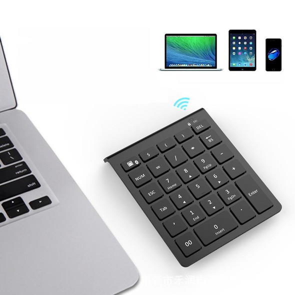 BT302 28 Keys Laptop Mini Wireless Keyboard, Spec: 2.4G (Gray)