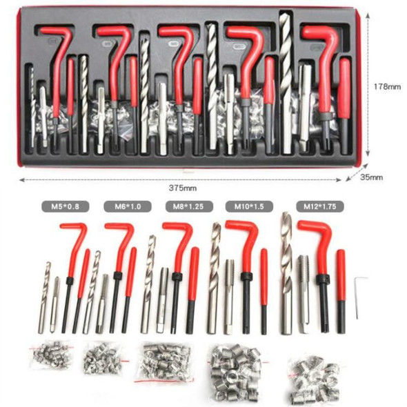 131 In 1 Auto Thread Repair Tool Tapping Device Tap Twister Set