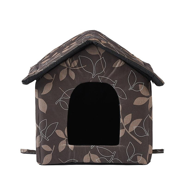 Outdoor Waterproof Oxford Cloth Pet Nest Pet Tent, Size: M(Leaves)