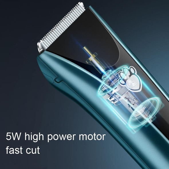 Waterproof Pet Shaver Dog Electric Hair Clipper, Specification: Standard(Blue)
