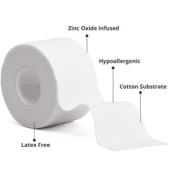 3 PCS Sports Tape Hand and Foot Protection Fixation Bandage, Size: 25mm x 9.1m(White)