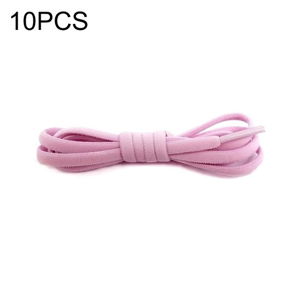 10 PCS Stretch Spandex Non Binding Elastic Shoe Laces (Pink)