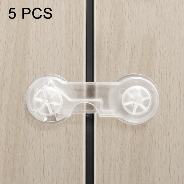 Pair Lock 5 PCS/Pack Children Drawer Anti-opening Cabinet Door Refrigerator Safety Lock