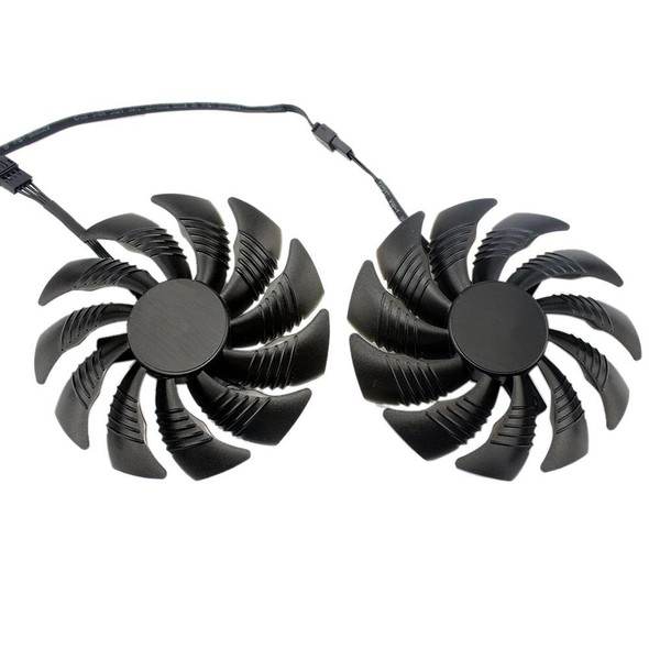 1 Pair 88MM 4 Pin Computer Graphics Card Cooling Fan - Gigabyte GeForce GTX1060 1070 GTX1050ti GTX960 RX570 RX470