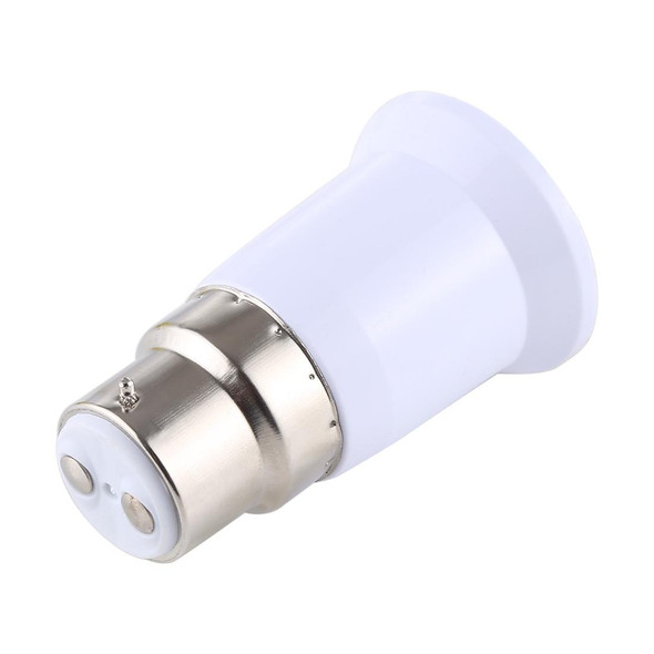 E27 to B22 Light Lamp Bulbs Adapter Converter(White)