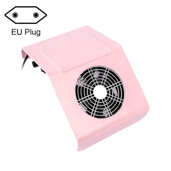 40W Nail Art Vacuum Cleaner Dust Collector, Specification: EU Plug (Pink)