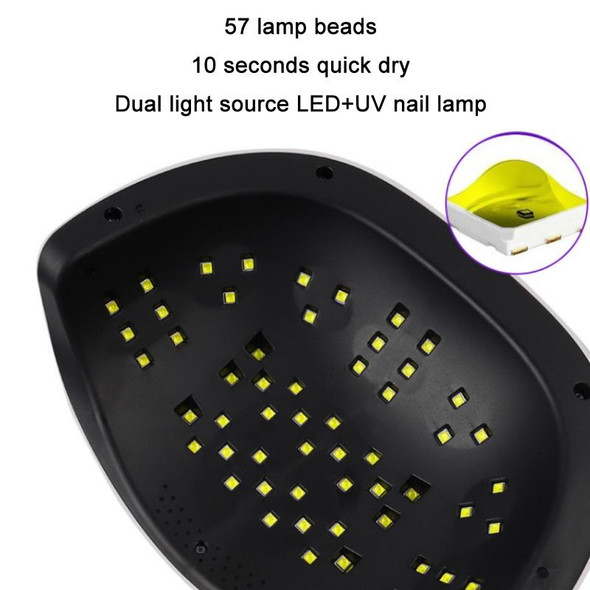 Sun X8 Max 150W Dual Light Source UV Nail Lamp LED Phototherapy Machine(EU Plug)