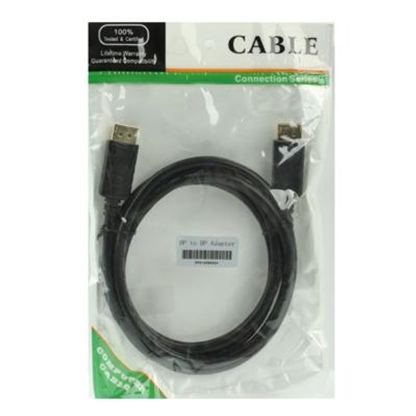 DisplayPort Male to Display Port Male Cable, Length: 1.8m