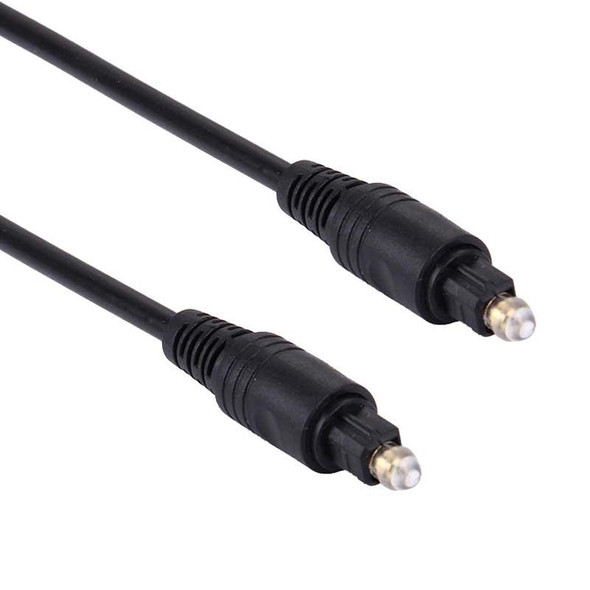 Digital Audio Optical Fiber Toslink Cable, Cable Length: 1m, OD: 4.0mm (Gold Plated)