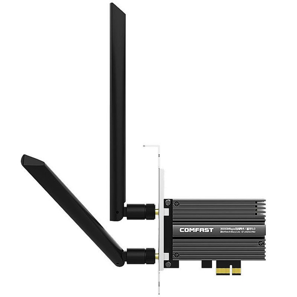COMFAST CF-AX200 PRO 3000Mbps Bluetooth PCI-E Wifi Network Card Adapter with 2 Antennas