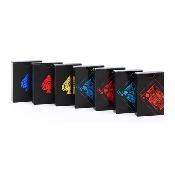 2 PCS Plastic Waterproof PVC Poker Cards, Size:6.3 x 8.9cm(Red+Blue)