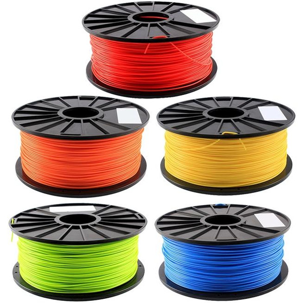 PLA 3.0 mm Fluorescent 3D Printer Filaments, about 115m(Orange)