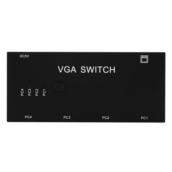 VGA Switcher with Four Inputs and One Output Computer VGA Video Converter