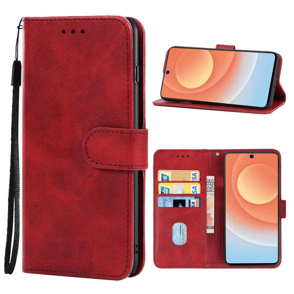 Tecno Camon 19 Neo Leather Phone Case(Red)