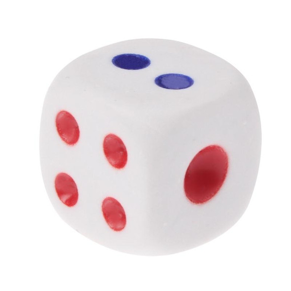 10 PCS Gaming Dice Set for Leisure Time Playing, Size: 15mm x 15mm x 15mm(White)