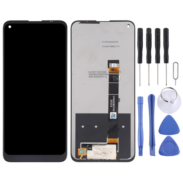 LCD Screen and Digitizer Full Assembly for LG Q61