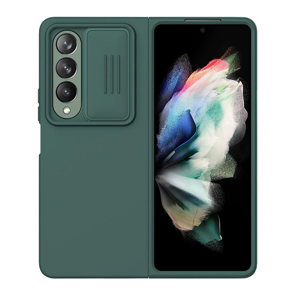 Samsung Galaxy Z Fold4 5G NILLKIN CamShield Liquid Silicone + PC Full Coverage Case(Green)