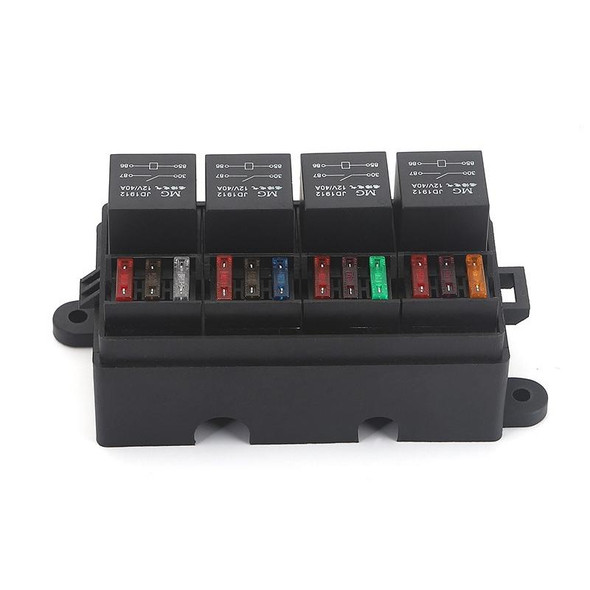 TF008-10 12V 5Pin Relay Car RV Radiography Sound Modified Electromagnetic Insurance Box