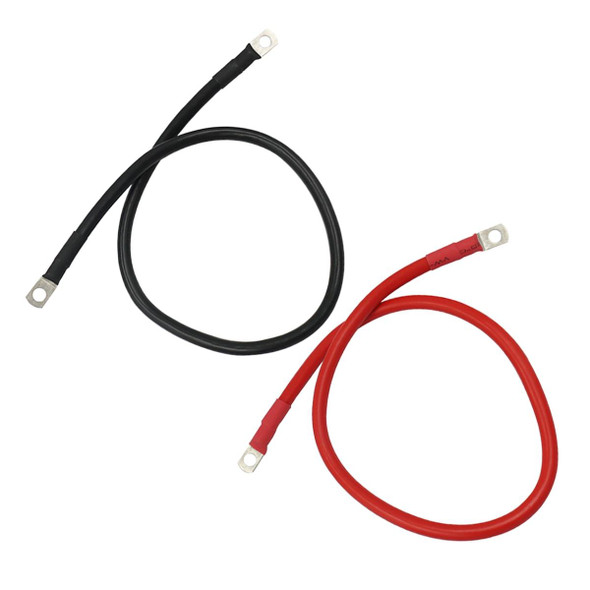 6AWG 25-8 Car 50cm Red + Black Pure Copper Battery Inverter Cable