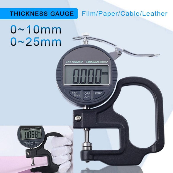 0-25mm Range Digital Display Percentage Thickness Gauge