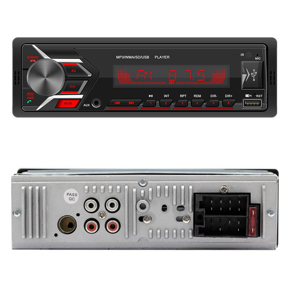 SWM503 Car Radio Receiver MP3 Player with Remote Control, Support FM & Bluetooth & USB & AUX & TF Card