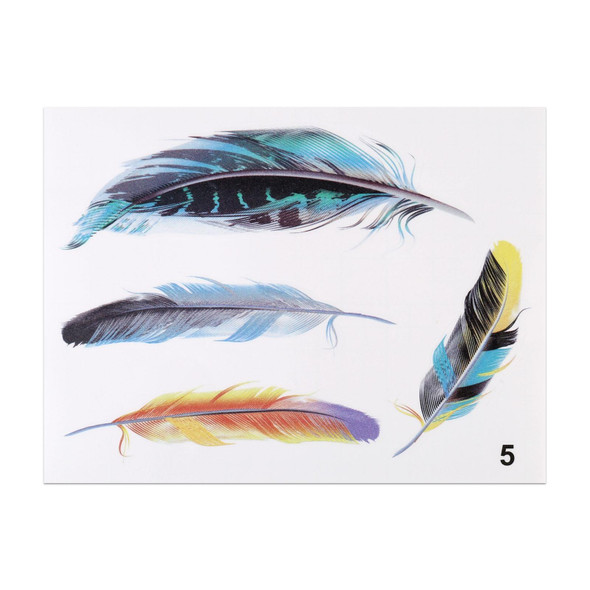 Feather Car Body Random Stickers, Pattern 5