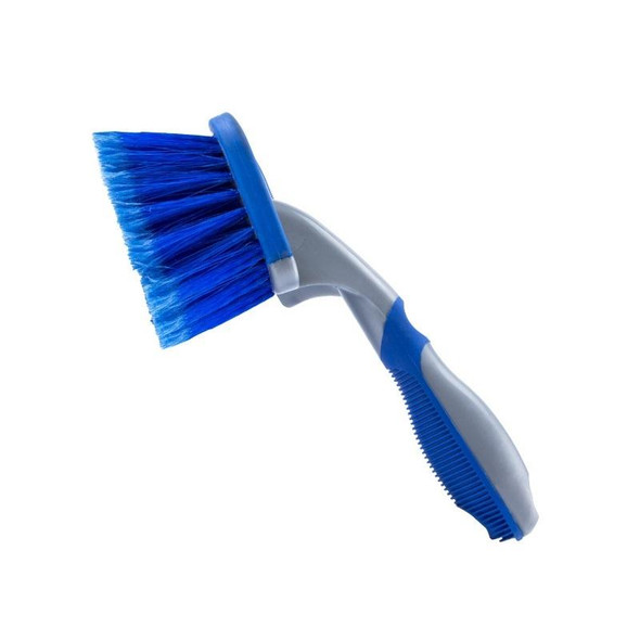 3 PCS Wheel Hub Long-Handled Brush Special Tool - Powerful Decontamination & Cleaning Of Tires, Colour: Blue Short Handle