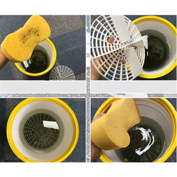Car Washing Filter Sand And Stone Isolation Net, Size:Diameter 23.5cm(Yellow)
