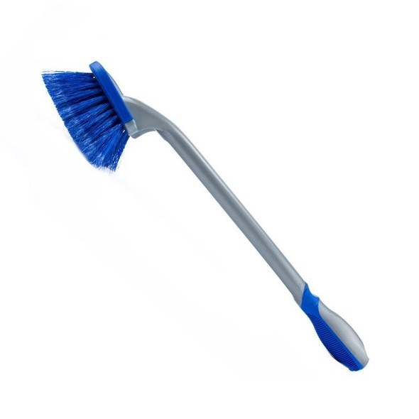 3 PCS Wheel Hub Long-Handled Brush Special Tool - Powerful Decontamination & Cleaning Of Tires, Colour: Blue Long Pole
