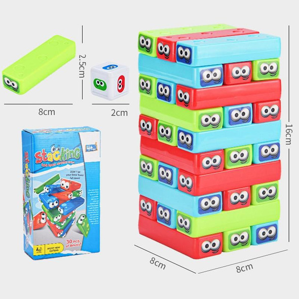 Early Education Stacking Tower Parent-child Game Interactive Toy Small