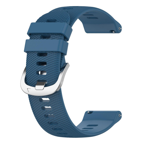 Garmin Venu 2S 18mm Solid Color Silicone Watch Band(Blue)