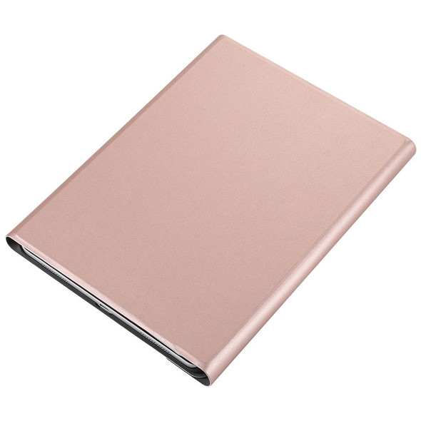 A098 Detachable Ultra-thin ABS Bluetooth Keyboard Tablet Case for iPad Air 4 10.9 inch (2020), with Stand(Rose Gold)