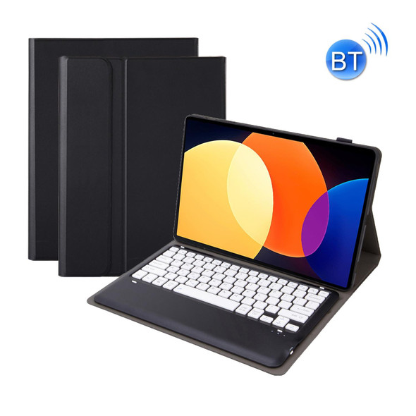 A0N4 Detachable Sheep Pattern TPU Bluetooth Keyboard Tablet Leatherette Case - Xiaomi Pad 5 Pro 12.4(Black)