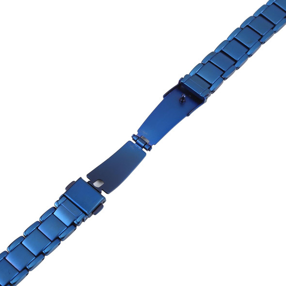 Three Beads Metal Watch Band - Apple Watch Series 7 45mm / 6&SE&5&4 44mm / 3&2&1 42mm(Blue)